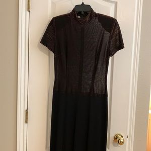 Kay Unger New York drop waist maxi dress